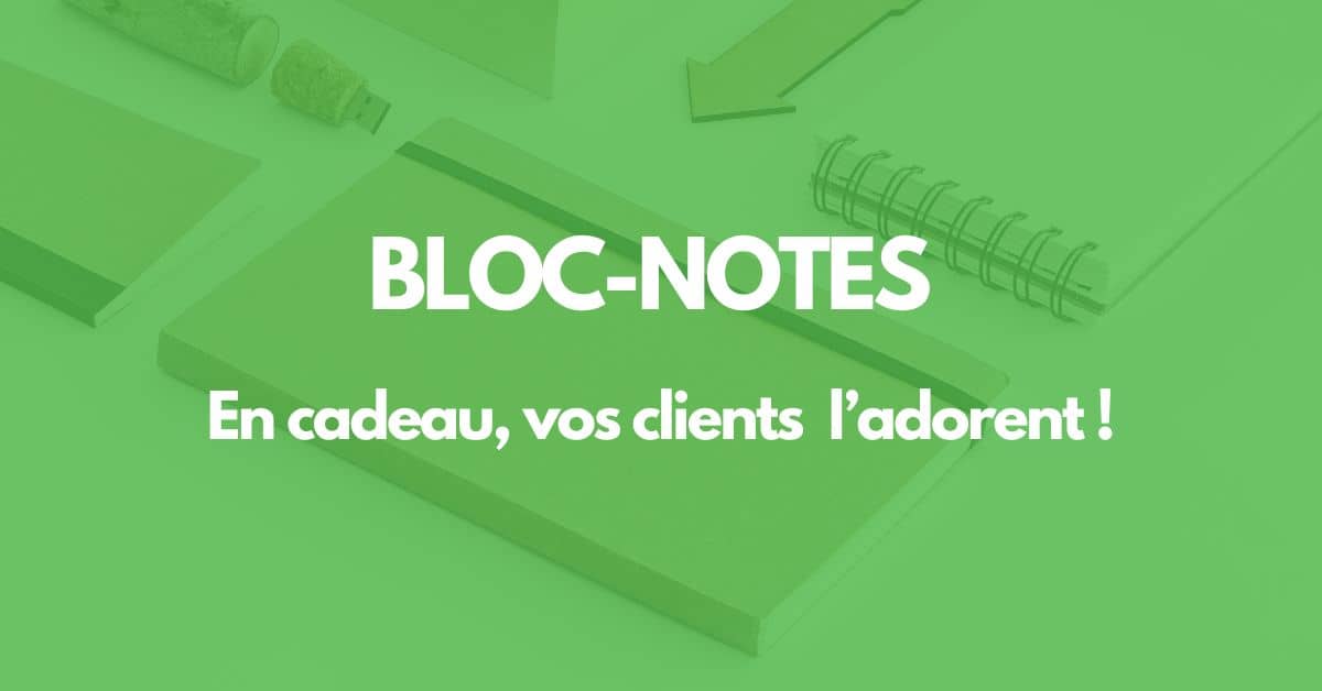 cadeau bloc notes entreprises